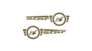 SET: Schriftzug Klebefolie für Simson Star SR4-2, 13,57 €